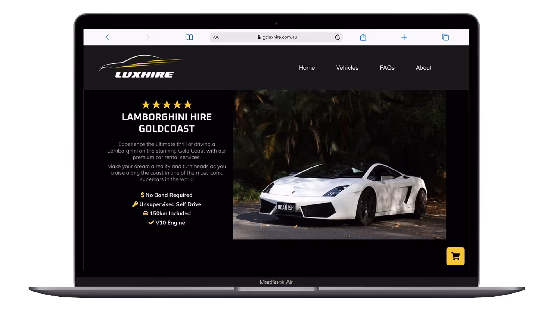 Lamborghinie hire desktop
