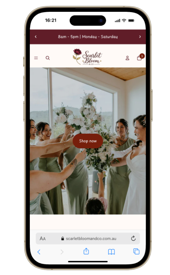 scarlet bloom mobile