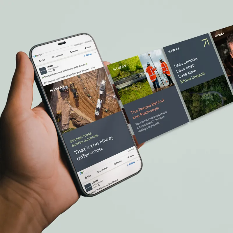 Image of social media posts