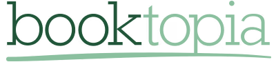 Booktopia logo with the word 'booktopia' in green lowercase letters.