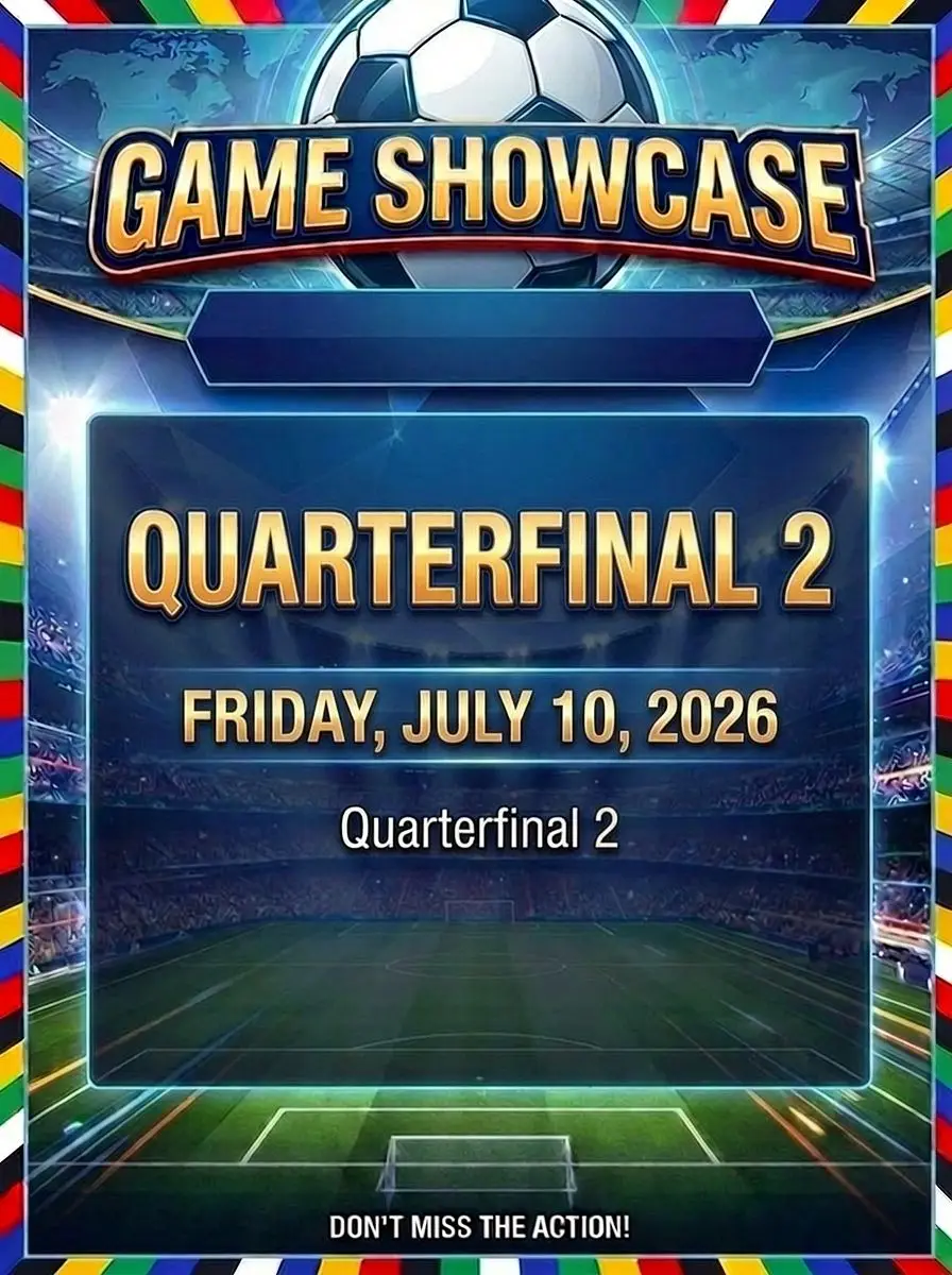 QUARTERFINAL 2 - MATCHUP TBD - GAME SHOWCASE LIVE SCREENING