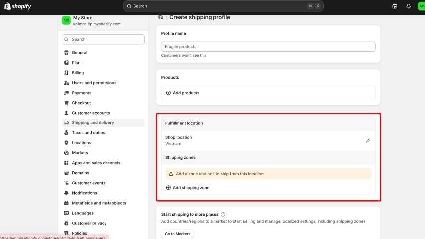 Define Your Reach with Shipping Zones