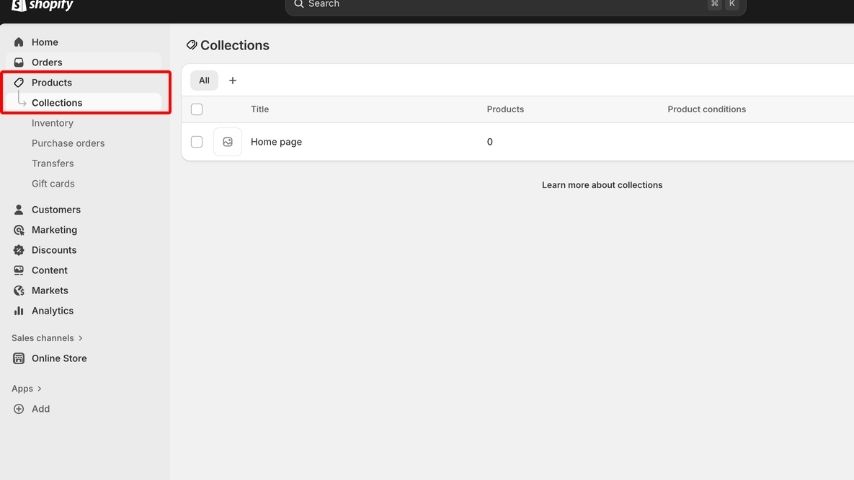 Go to Your Shopify Admin