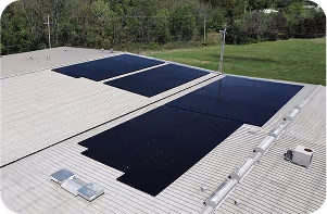 Solar panels installed with USDA REAP grant funding
