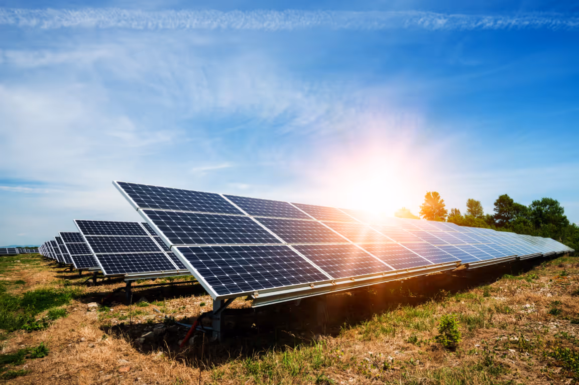 Solar panels installed with USDA REAP grant funding