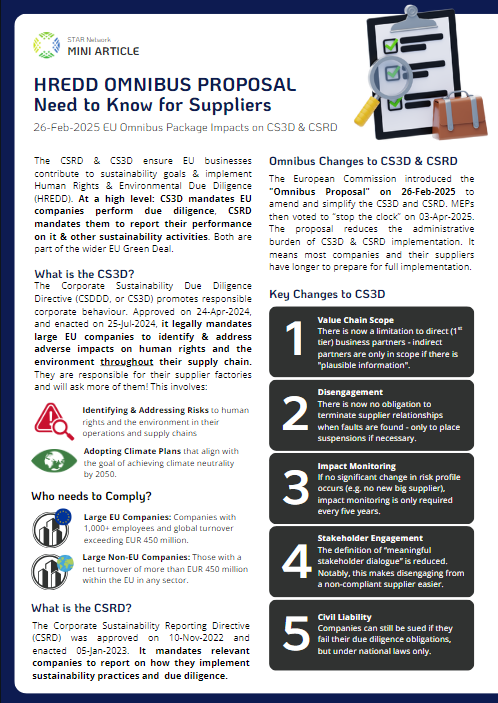 CSDDD & CSRD - Mini Article 