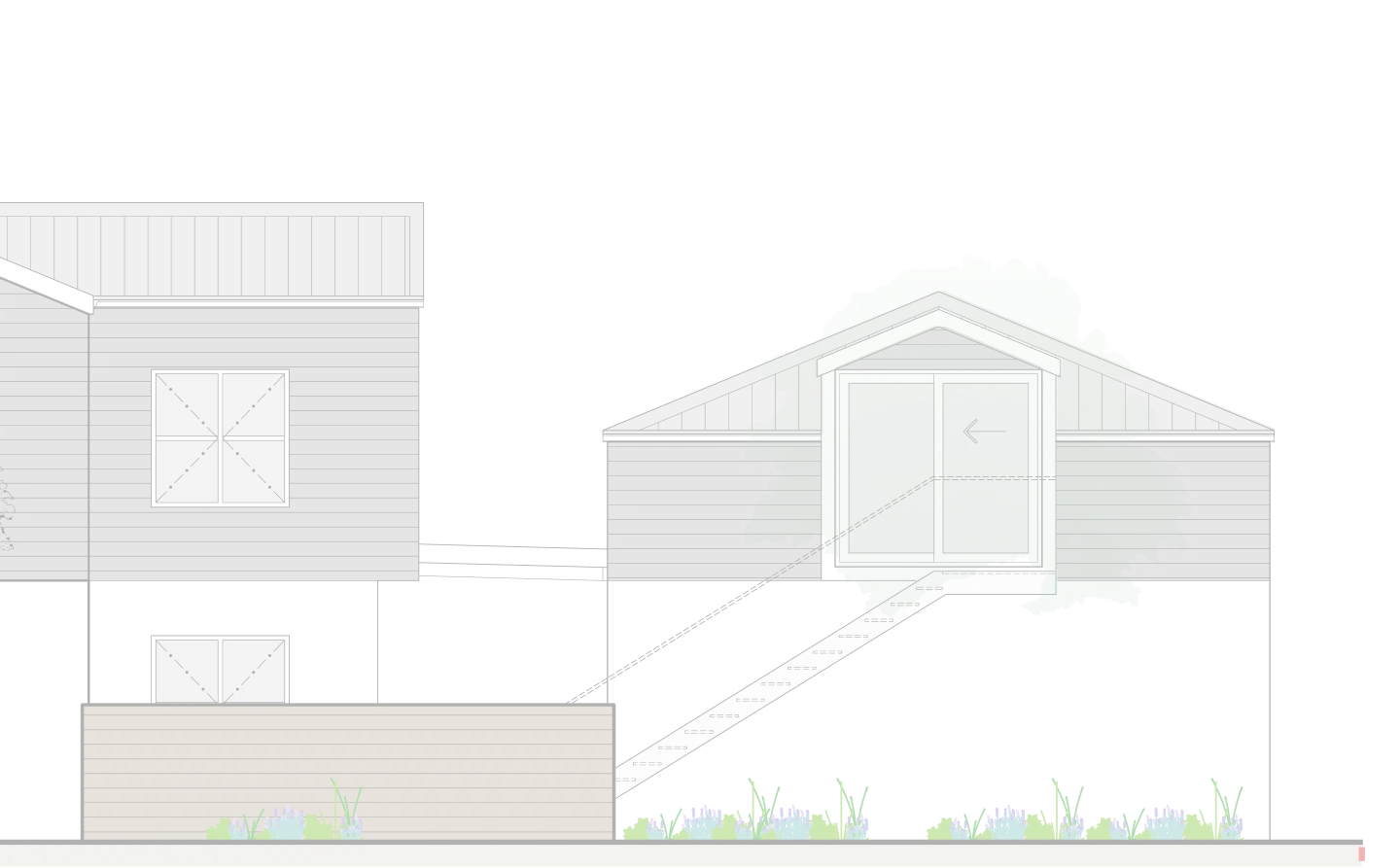 Entrance of The Oaks estate in Cape Town surrounded by lush greenery and mountain views.