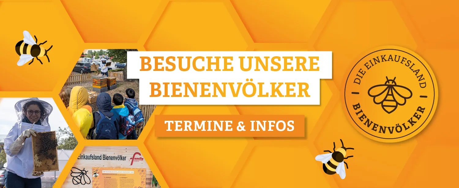 Angekündigt werden unsere Bienenführungen.