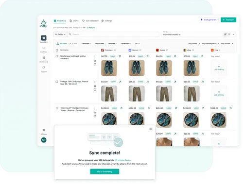 Crosslisting UI