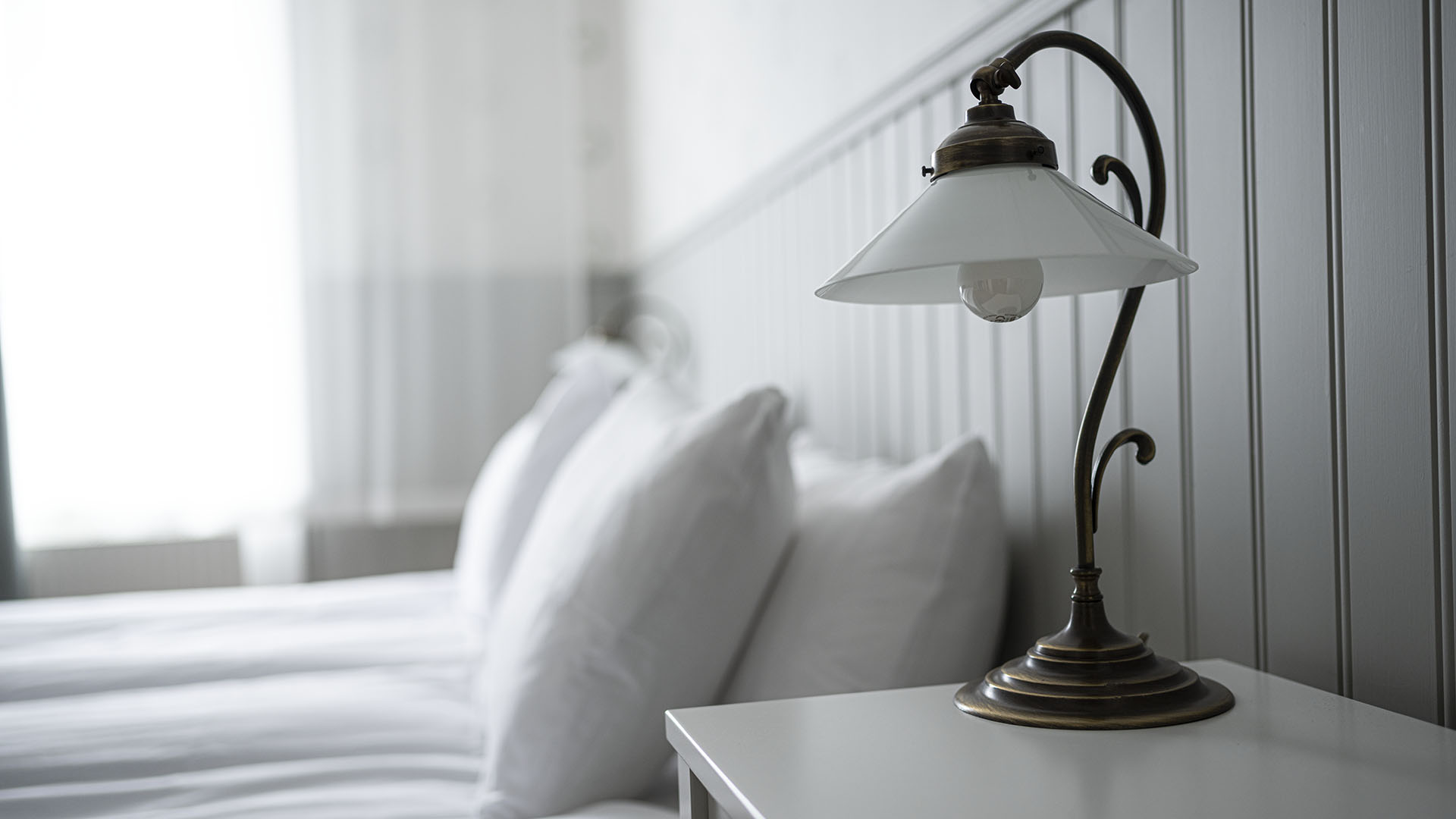 Hotellrum detaljer på inredning