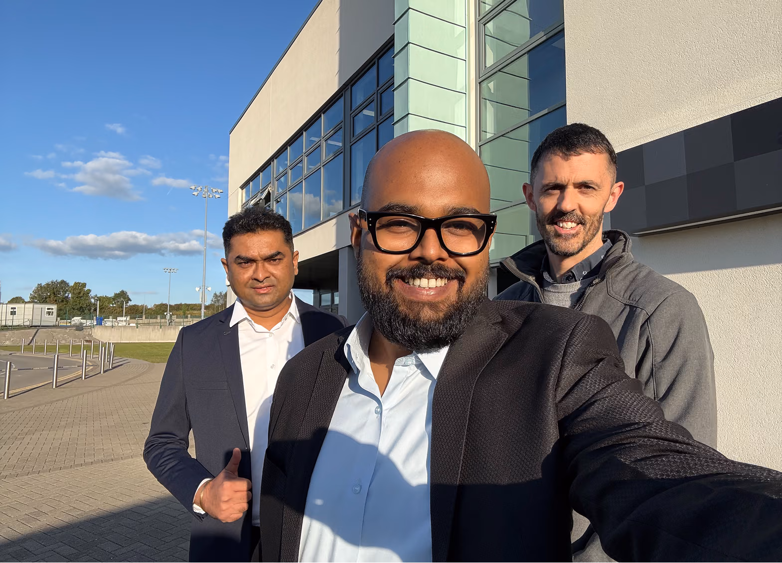 From left to right-Amar, Vigneshwar and Eoin