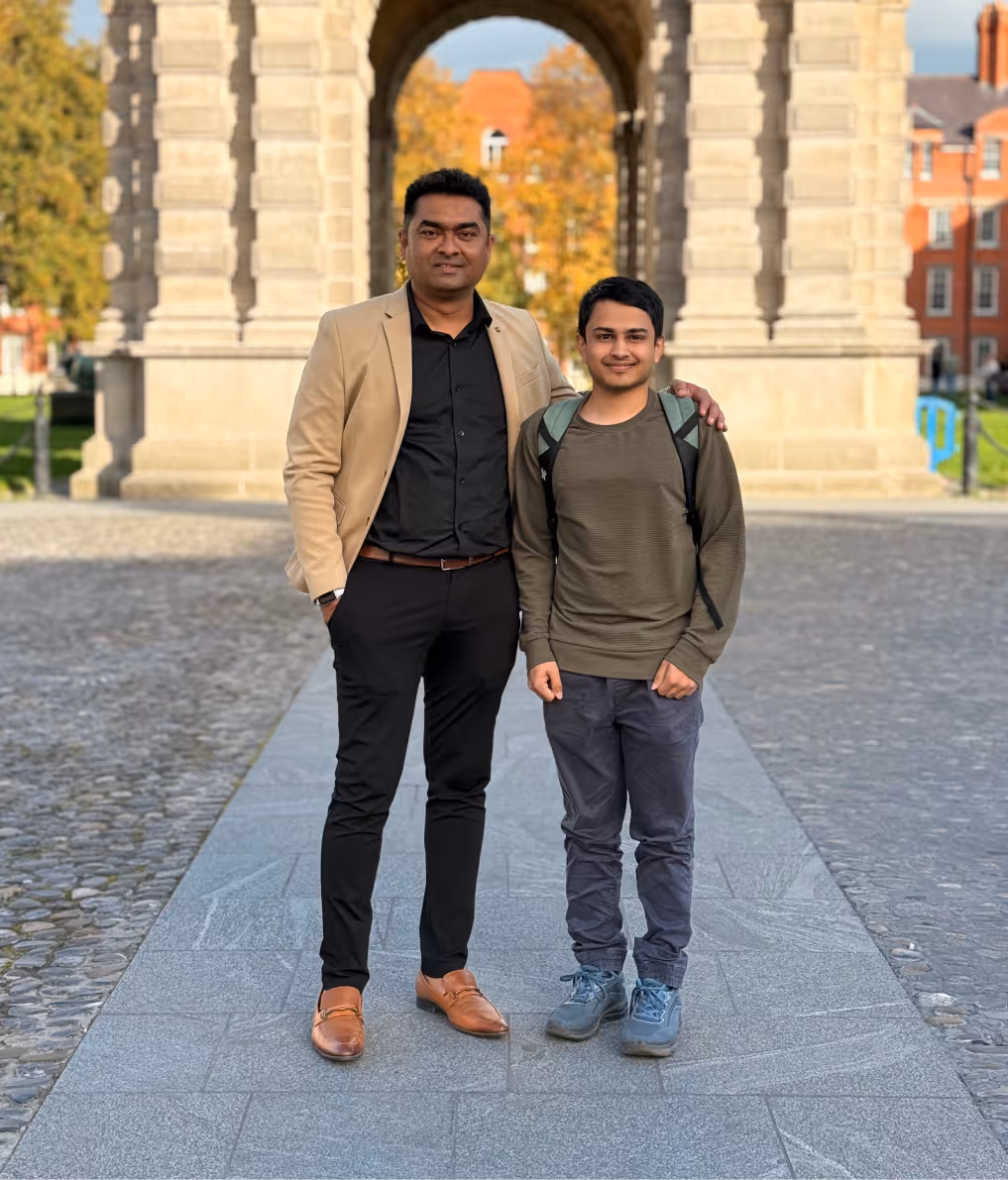Amar met a student from Trinity College Dublin who moved to Dublin recently through Onebounce