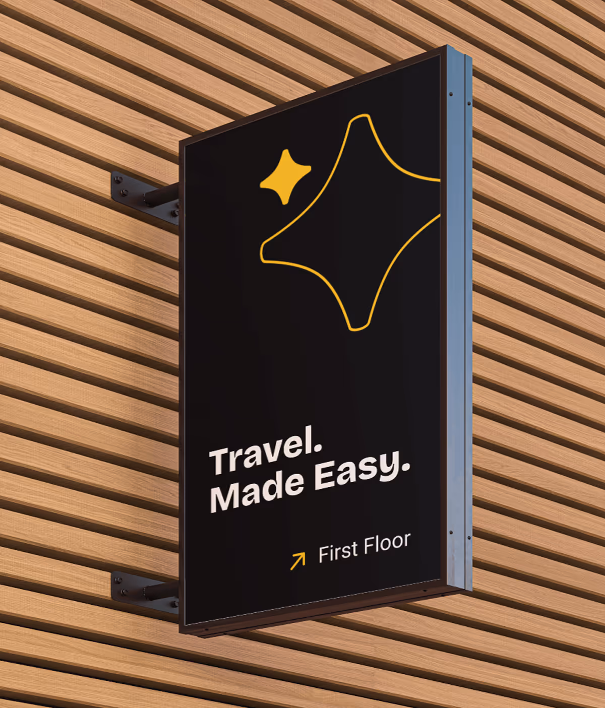 Signage placed in the nearby vicinity of ACMA's office.