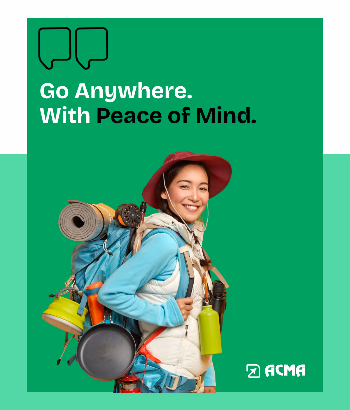 Social media post design reference with people faces used for better engagement.