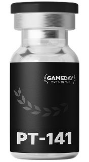 Gameday Men’s Health PT-141 vial for performance and libido enhancement treatment