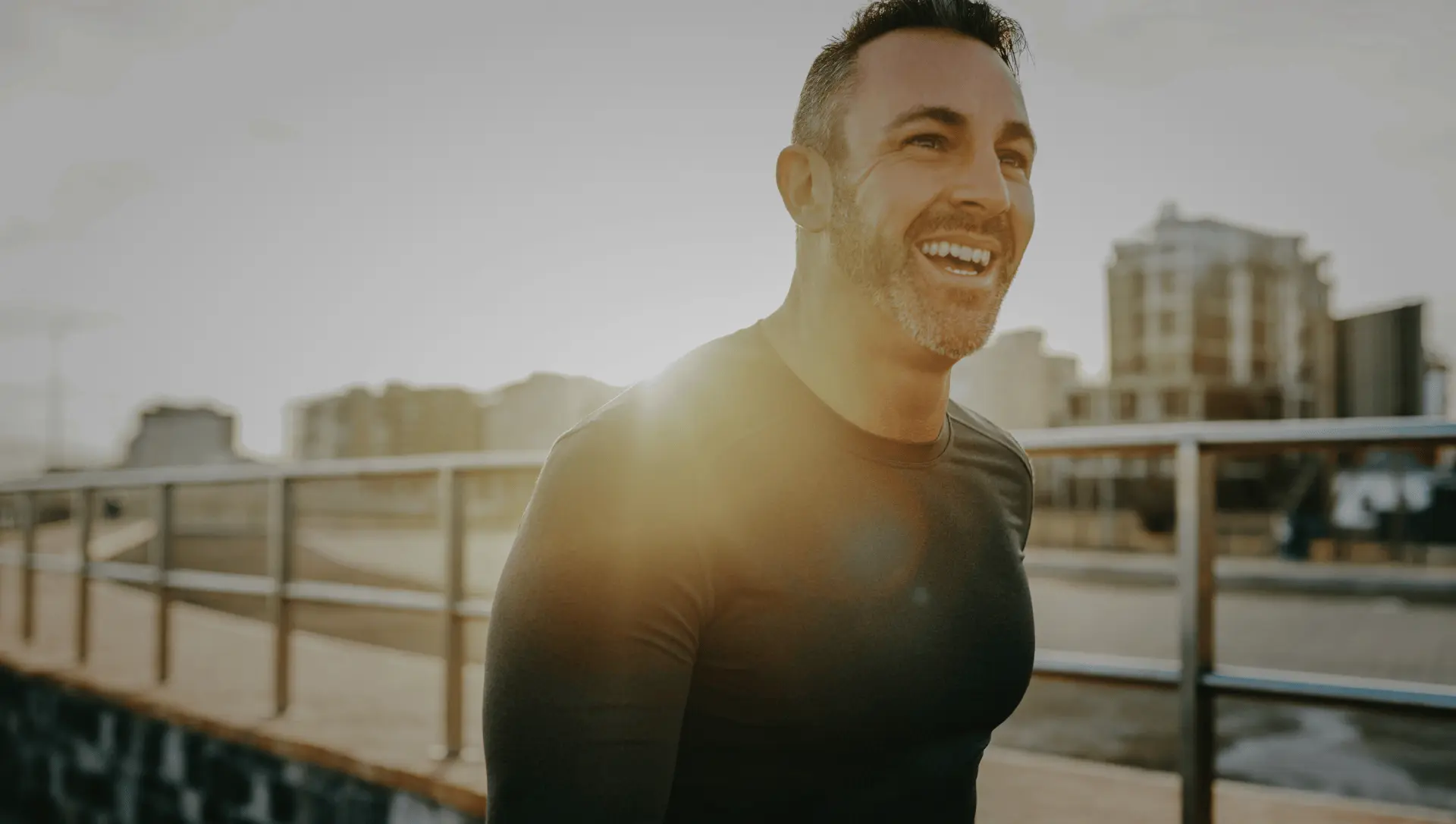 Man smiling