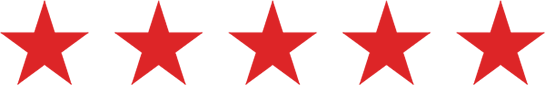 5 red stars