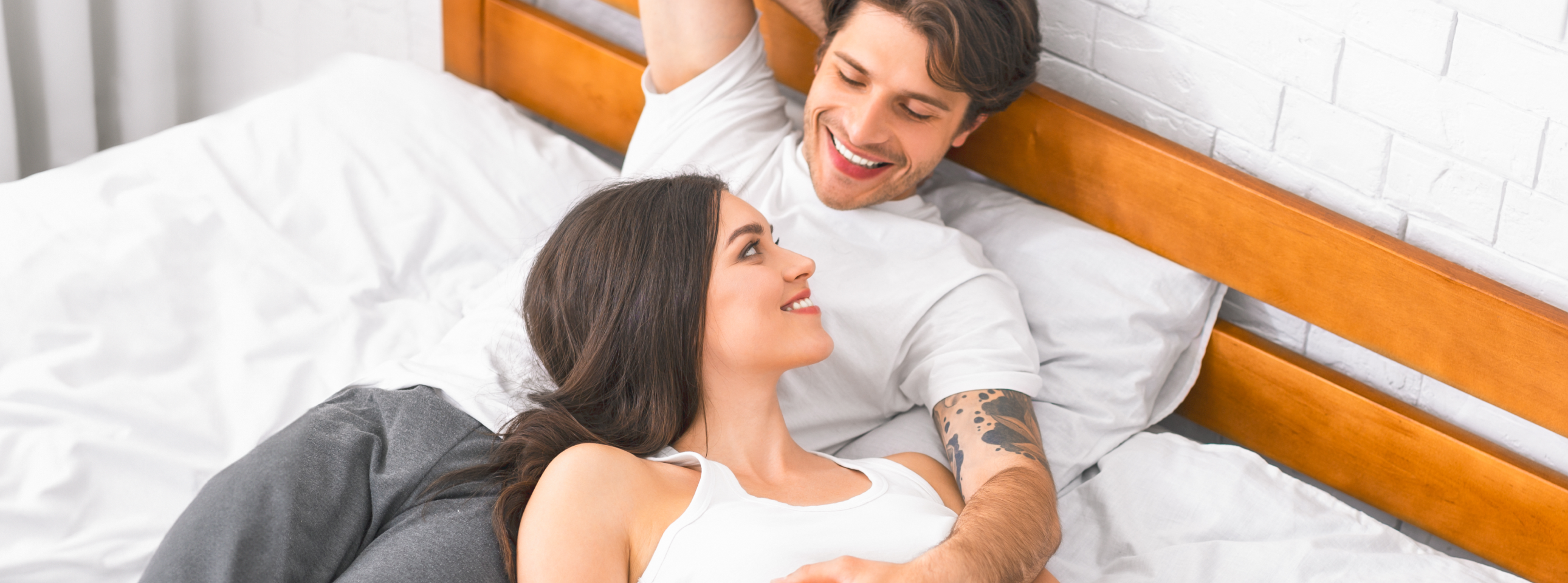 Couple enjoying intimate connection after GAINSWave® therapy for erectile dysfunction