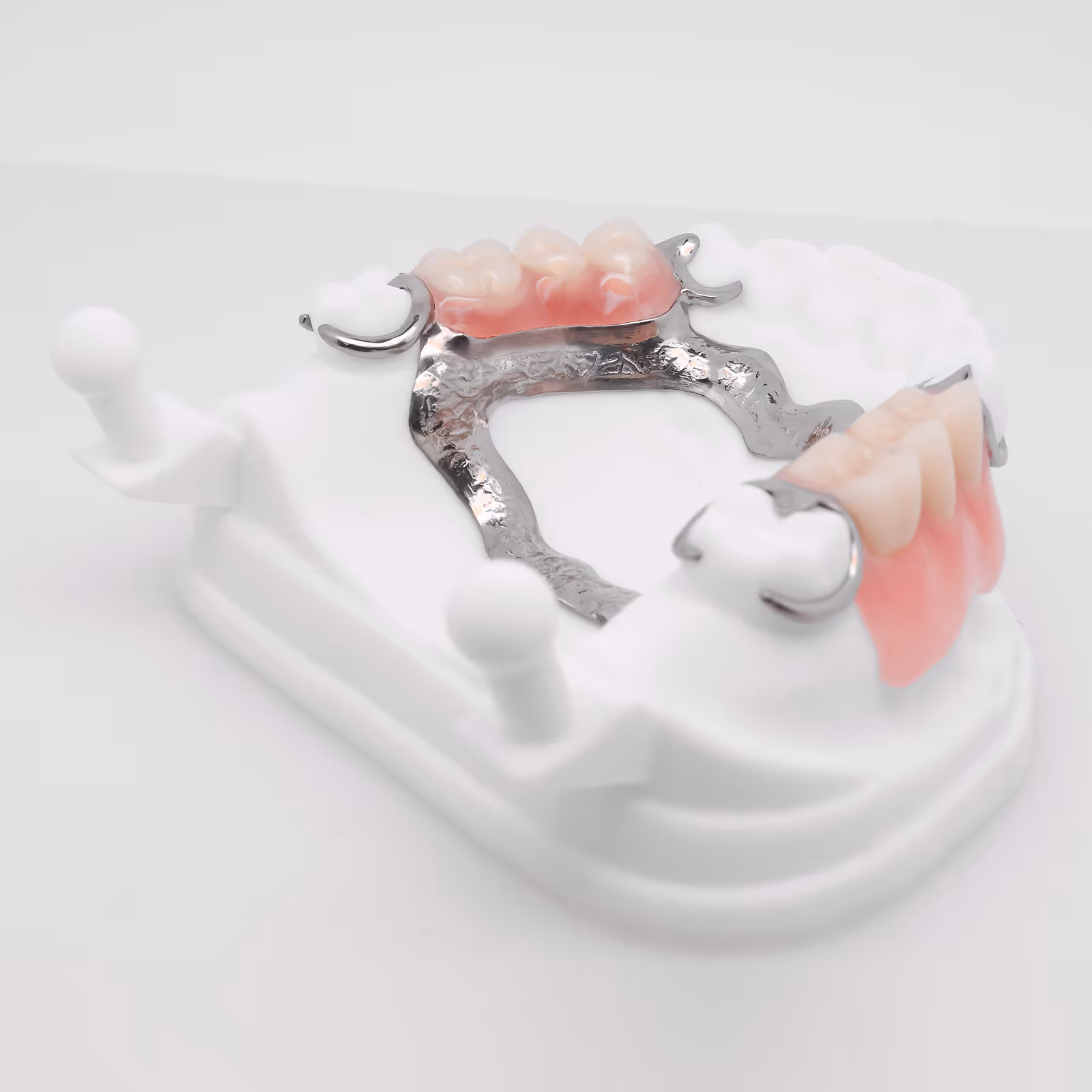 Prothèse partielle stellite titane biocompatible finition directe - H32 Dental
