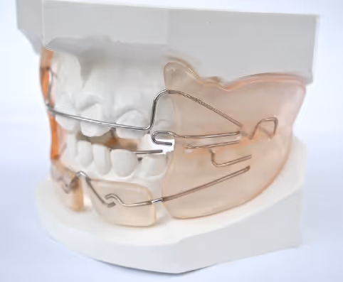 Frankel class 2 functional orthodontic appliance - H32 Dental