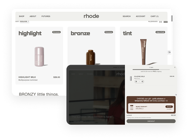 Rhode homepage screenshot