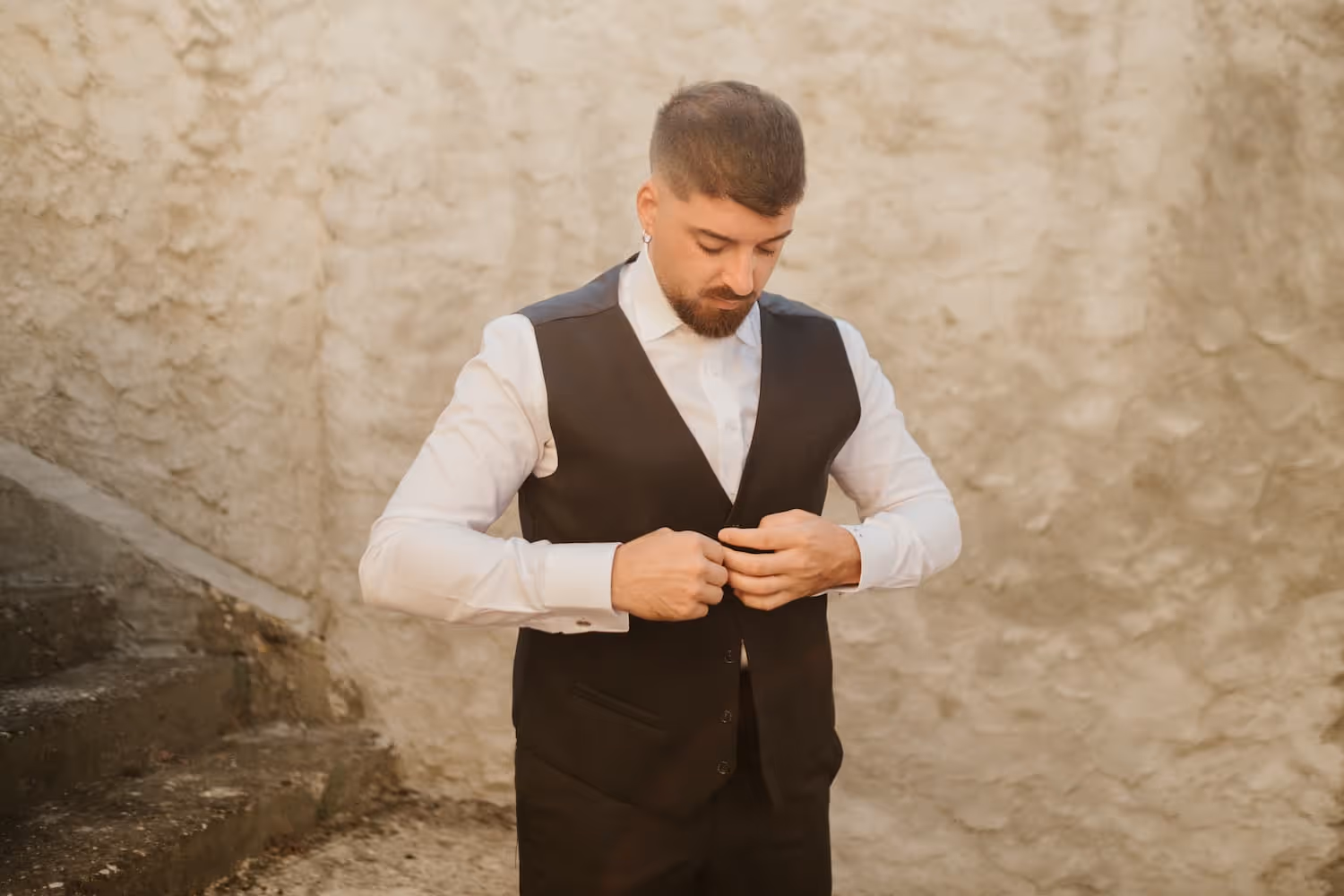 Abito elegante su misura per evento — Vinciguerra Sartoria Italiana