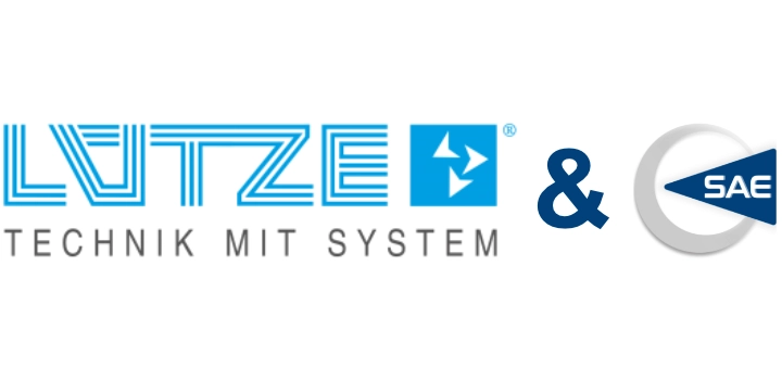 Die Logos von Friedrich Lütze GmbH und SAE Applications for Digitalization GmbH.