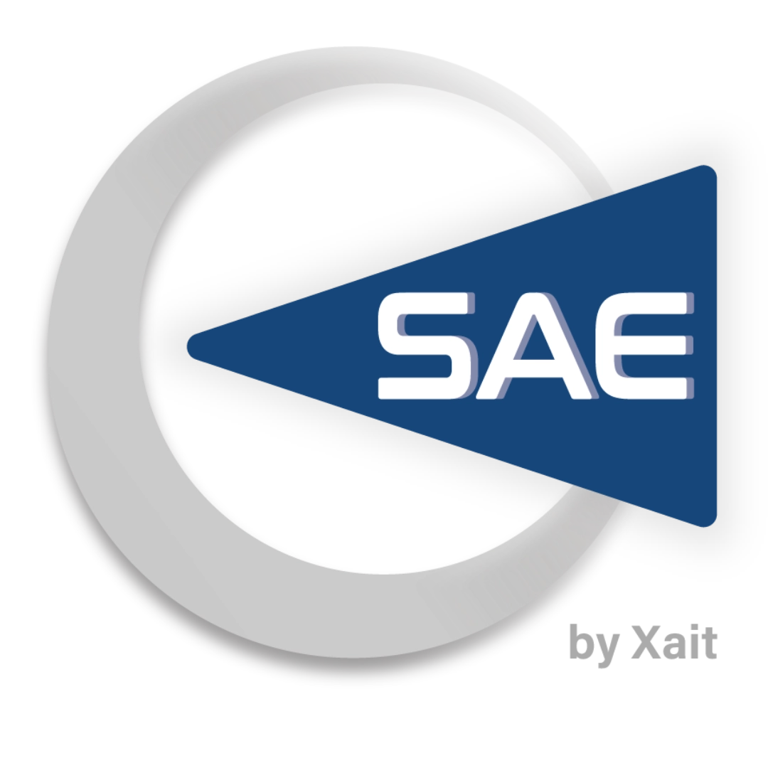 Das SAE Applications for Digitalization GmbH Logo.