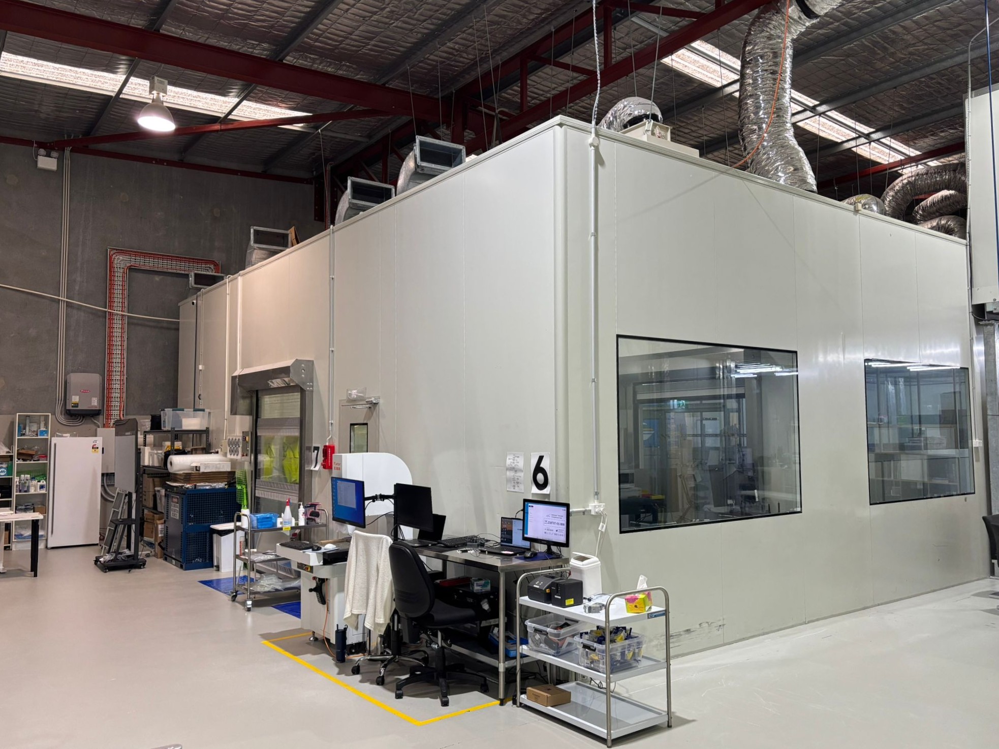 The VitalTrace cleanroom manufacturing facility in Perth