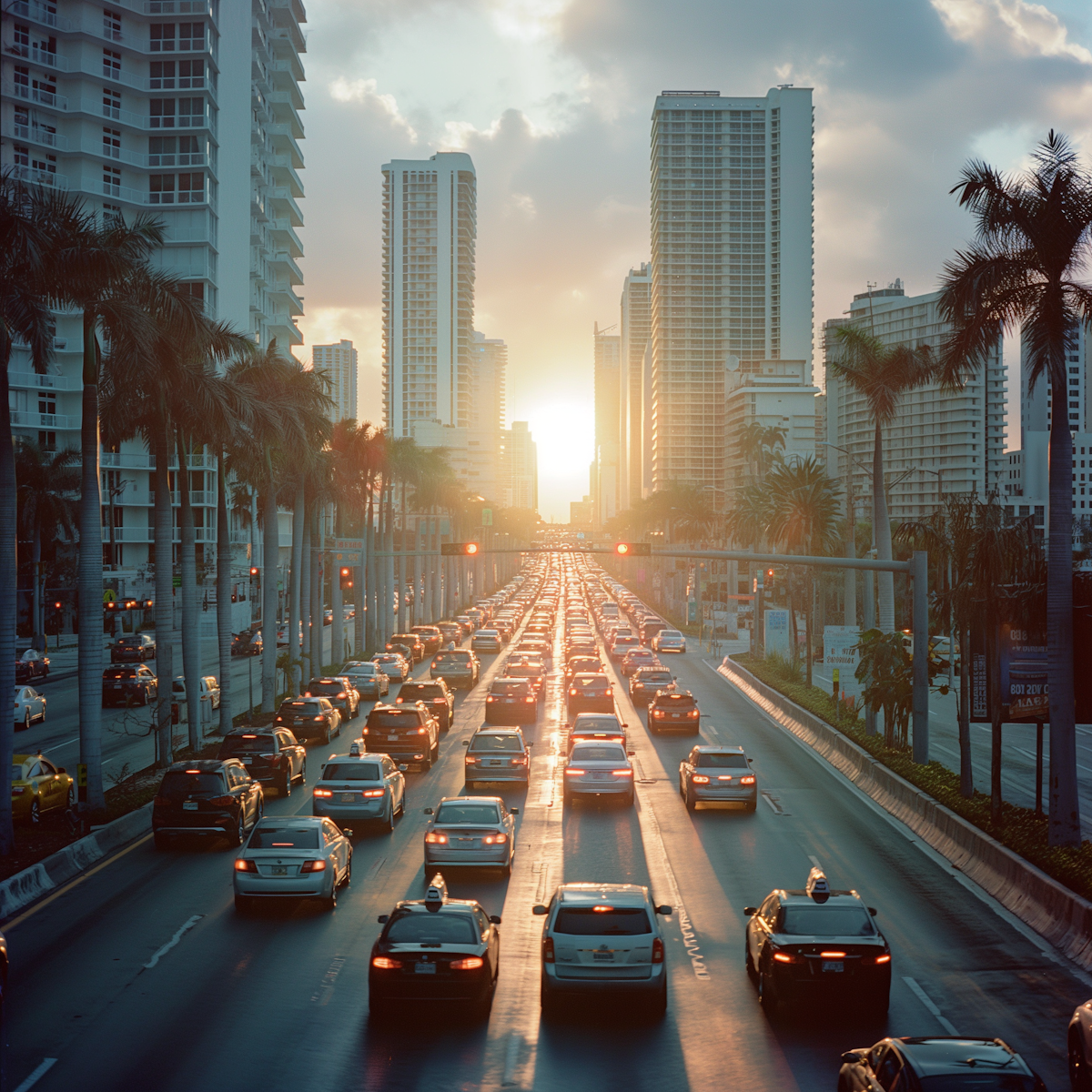 Sunset Cityscape