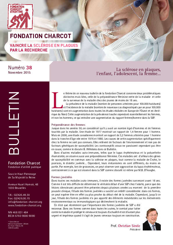 La SEP est plus fréquente chez la femme que chez l'homme