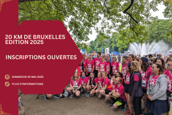 Ouverture des inscriptions pour les 20 km de Bruxelles 2025