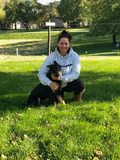 Dog Guard Midwest customer with their dog