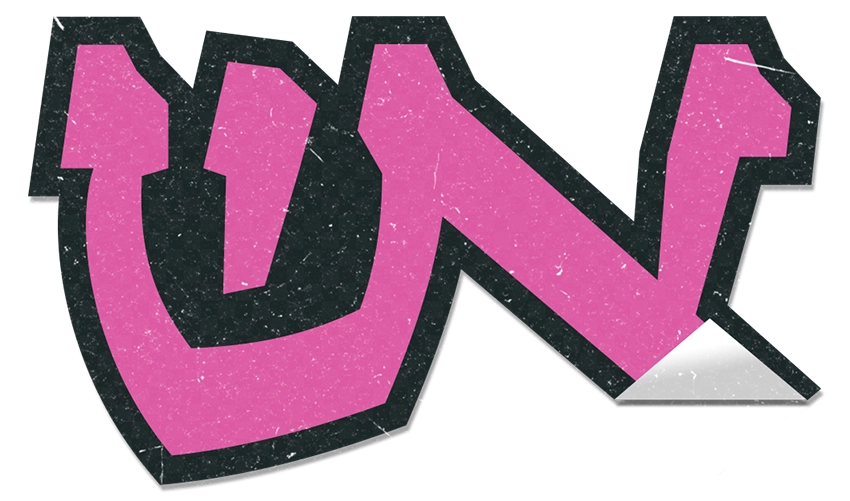 A sticker using font Tizmoret from studio Kalamansa