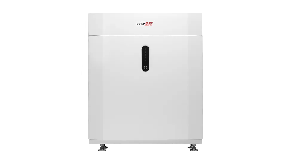 Witte SolarEdge Home Battery voor de opslag van zonne-energie