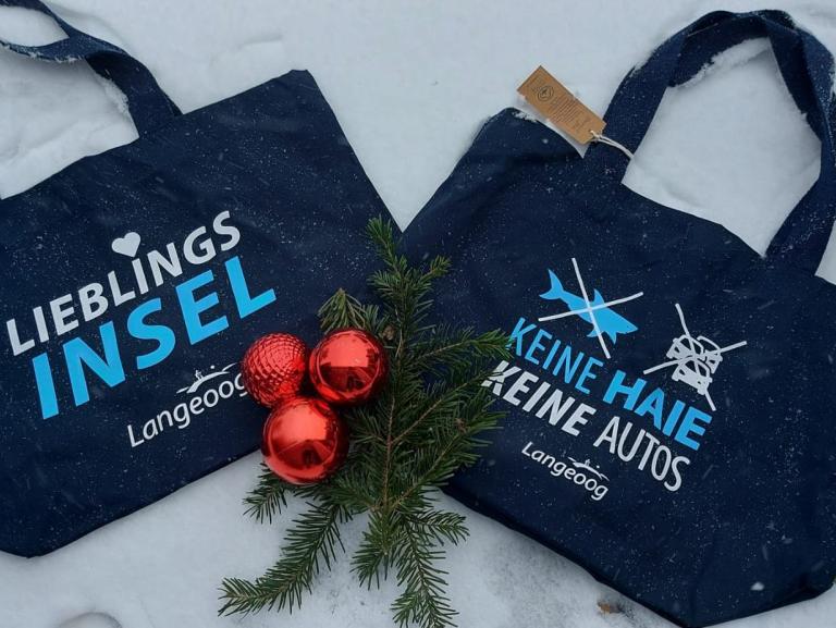 Langeoog Bio Baumwoll-Shopper / Beachshopper