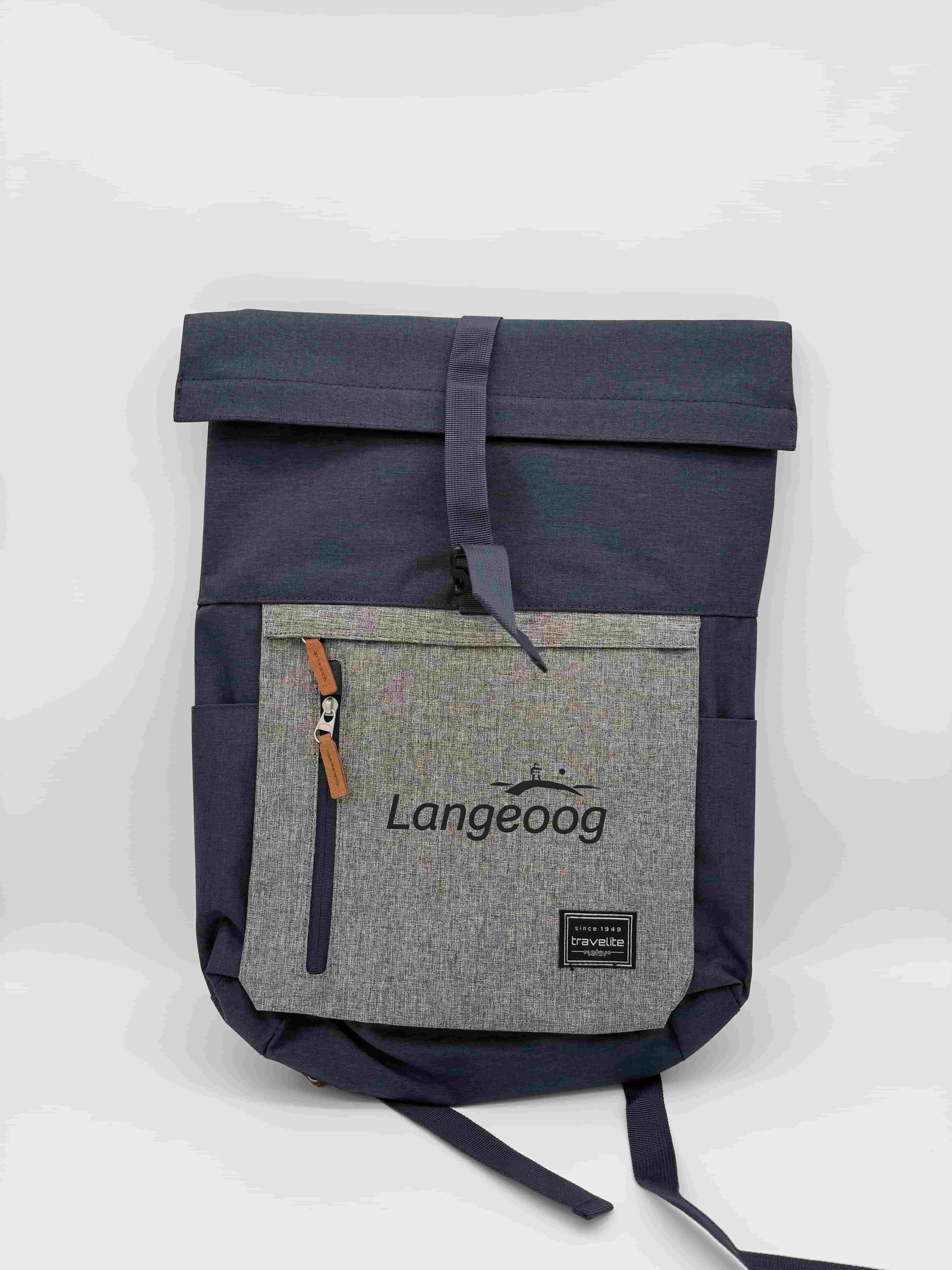 Langeoog Travelite Rucksack navy/ grey