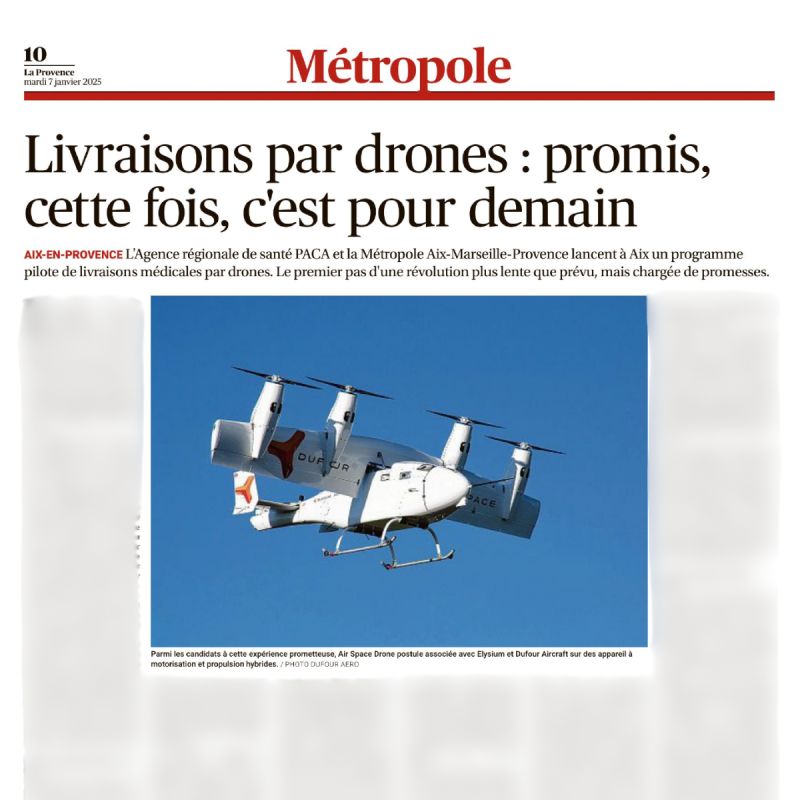 Candidature Leeft avec Air Space Drone | Transport d’organes