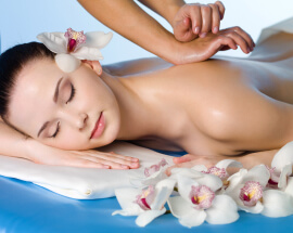 Full body massage  makes Comfort