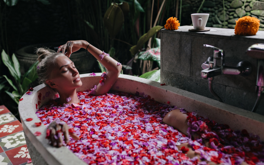 Mineral bath is very helpful for body