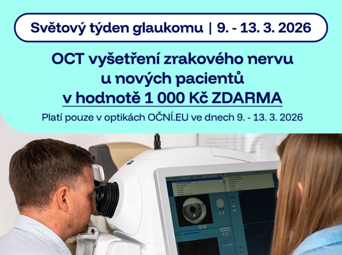 Světový týden glaukomu v optikách OČNÍ.EU