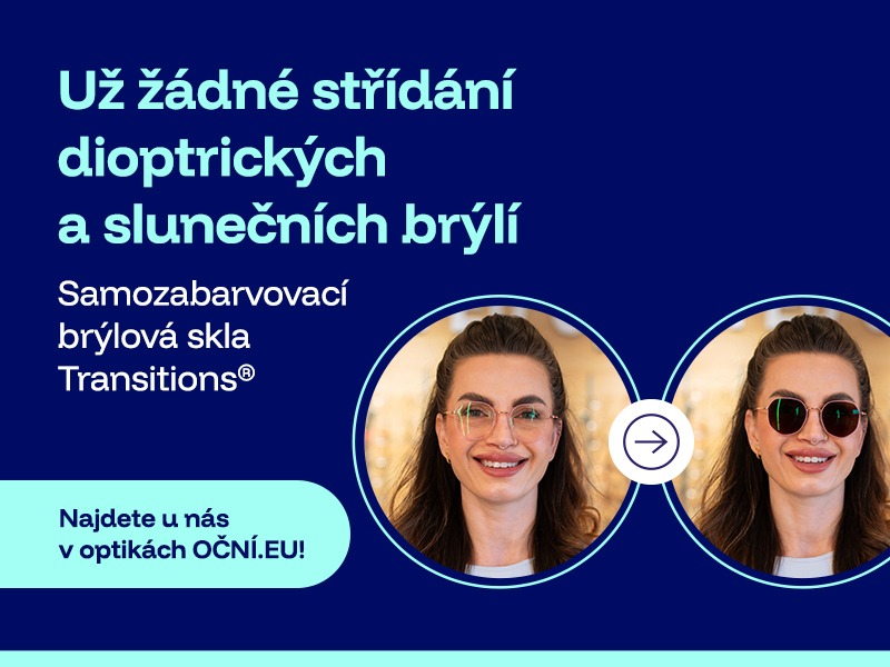 Znáte inteligentní brýlová skla? Nejnovější generace samozatmavovacích brýlových skel nyní k dispozici v optikách OČNÍ.EU