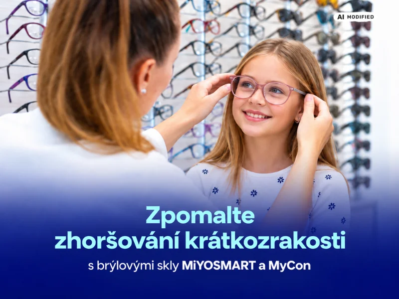 MiYOSMART a MyCon: moderní možnosti, jak zpomalit progresi krátkozrakosti u dětí