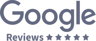 Google Reviews with five-star rating.