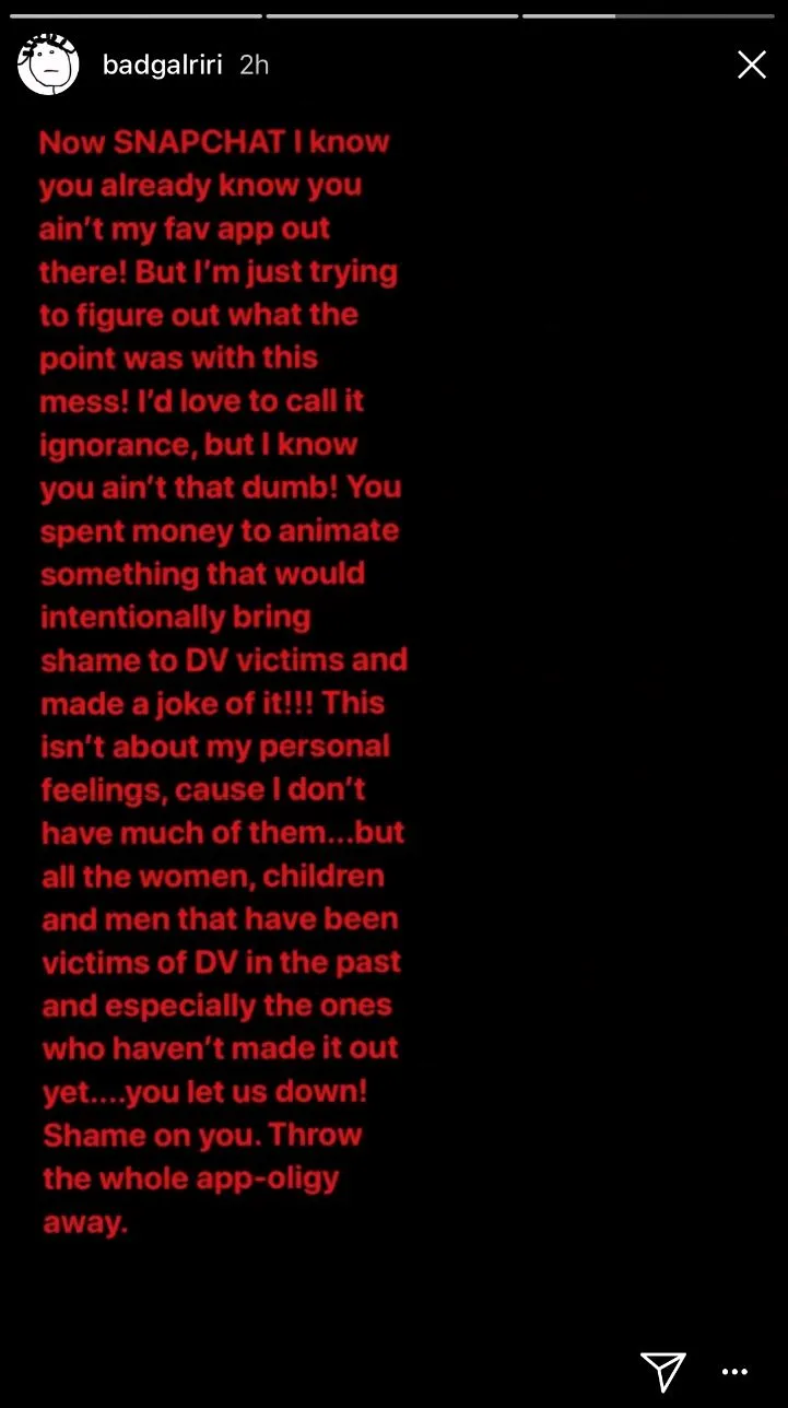 Snapchat story