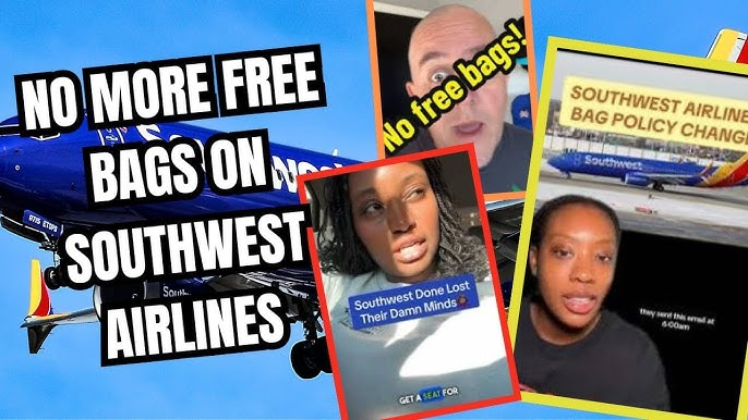 Customers react negatively on Southwest's new bag policy.
