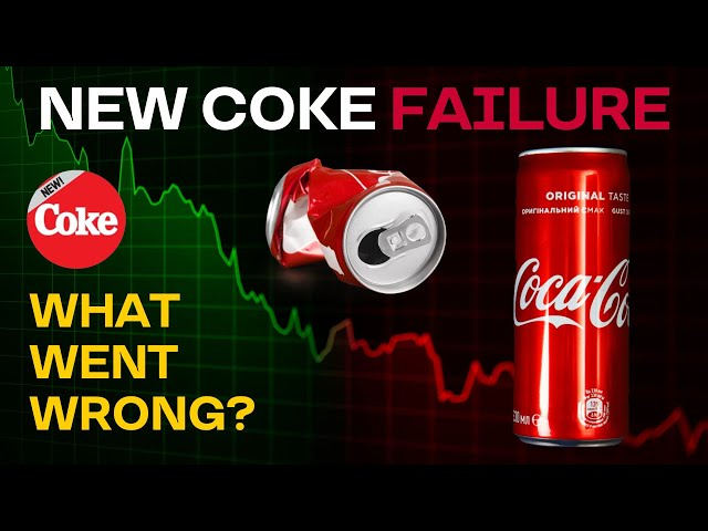 Coca-Cola's decision to abandon its flagship formula and introduce New Coke was a disaster.