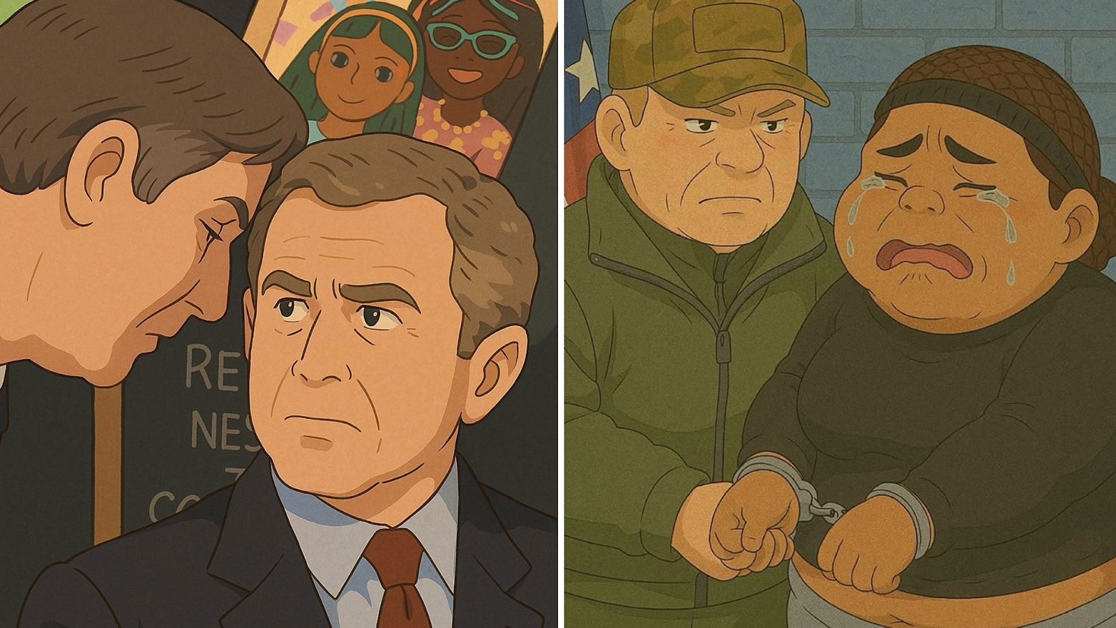 The White House tried to promote their deportation scheme using the Ghibli filter.