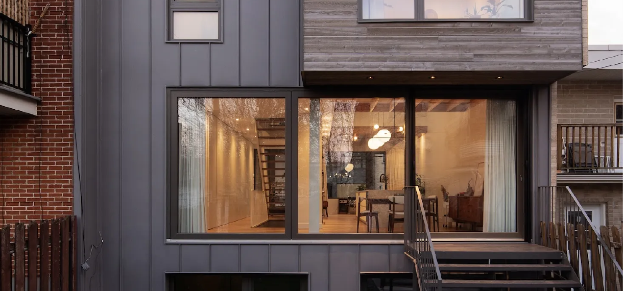 Omega Lift & Slide patio door panel and frame detail