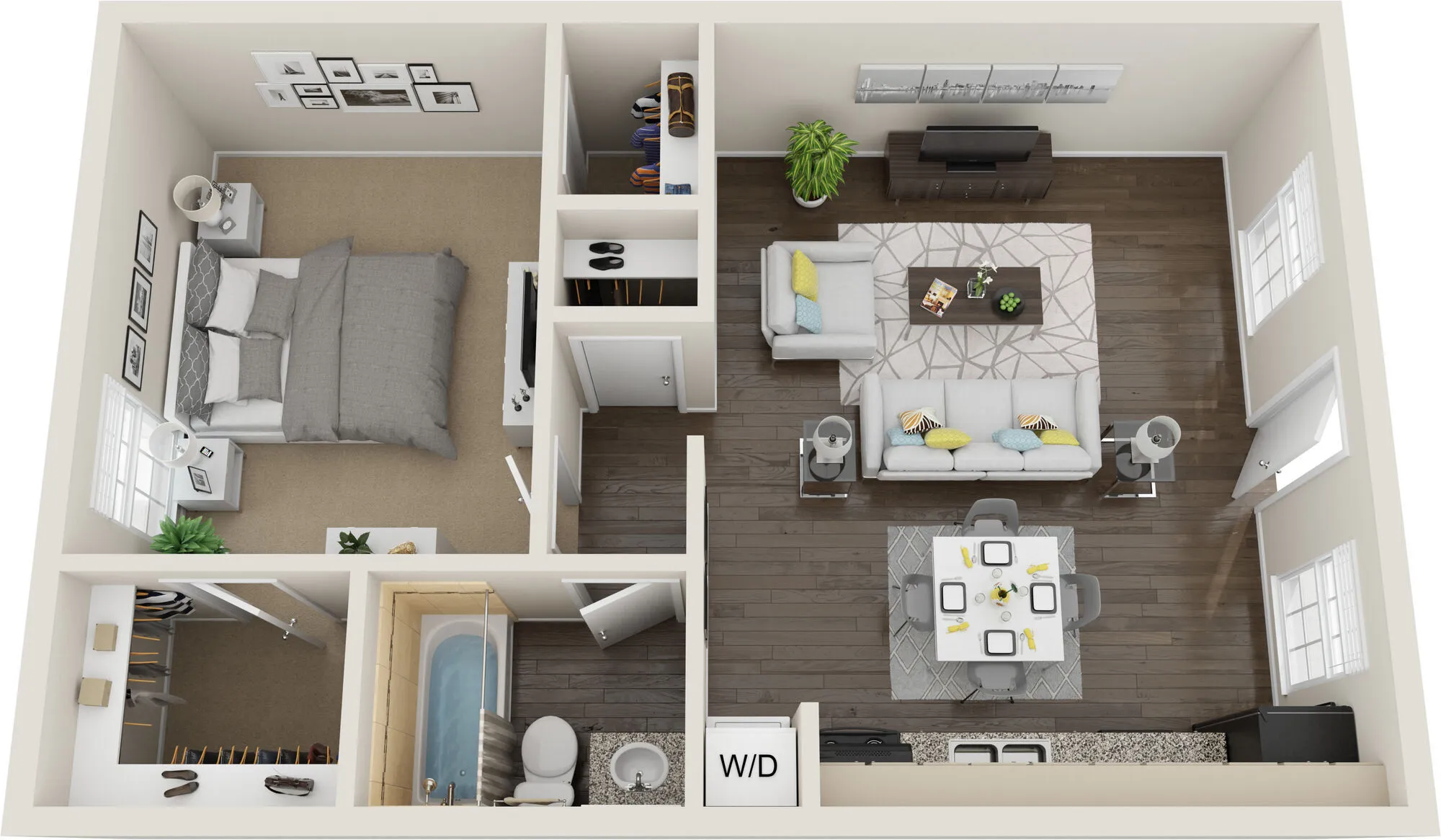 Midtown Towers A1 Floor plan